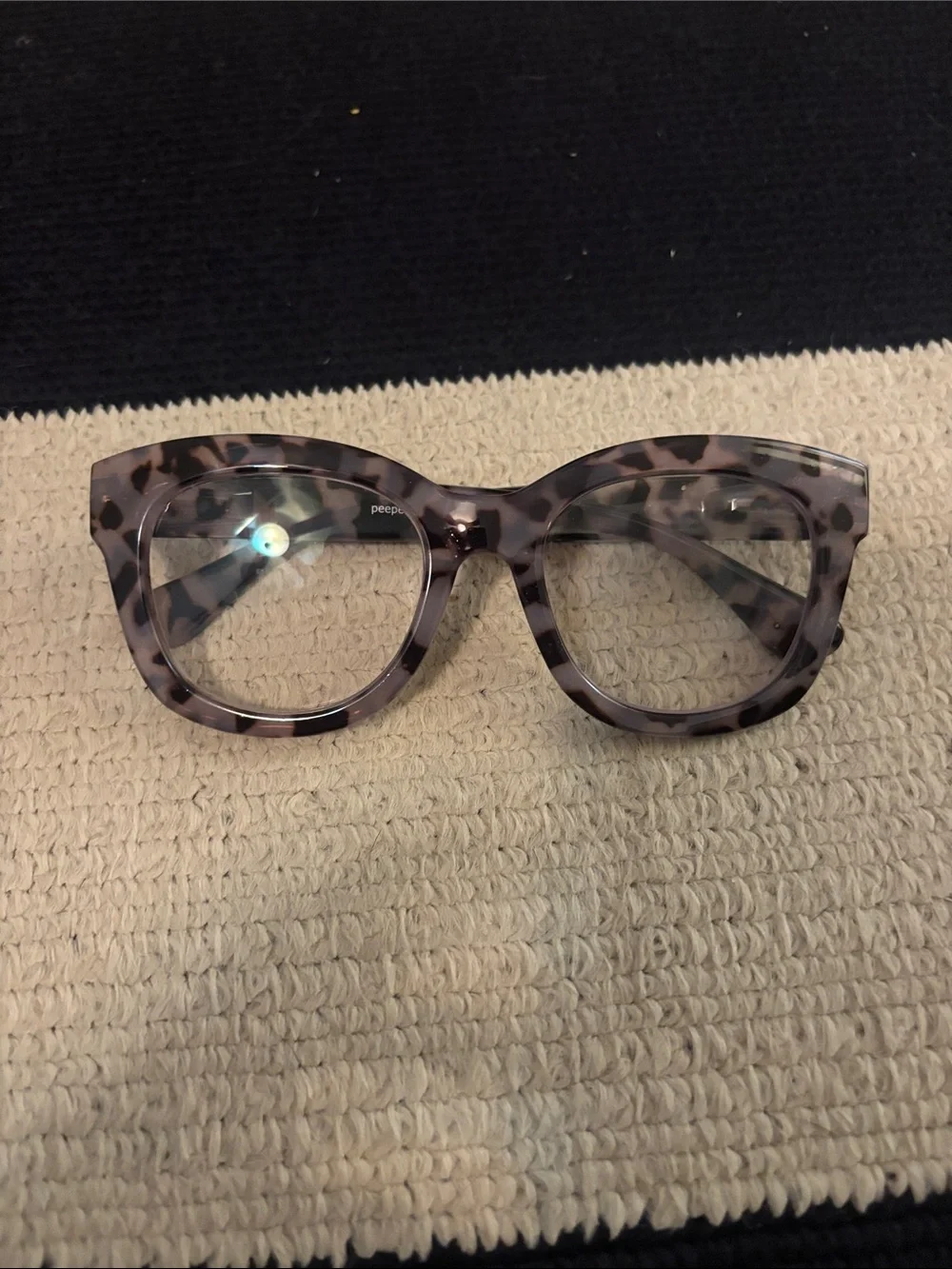 Peepers Blue Light Glasses with Colorblock Case - Pastel Stripe